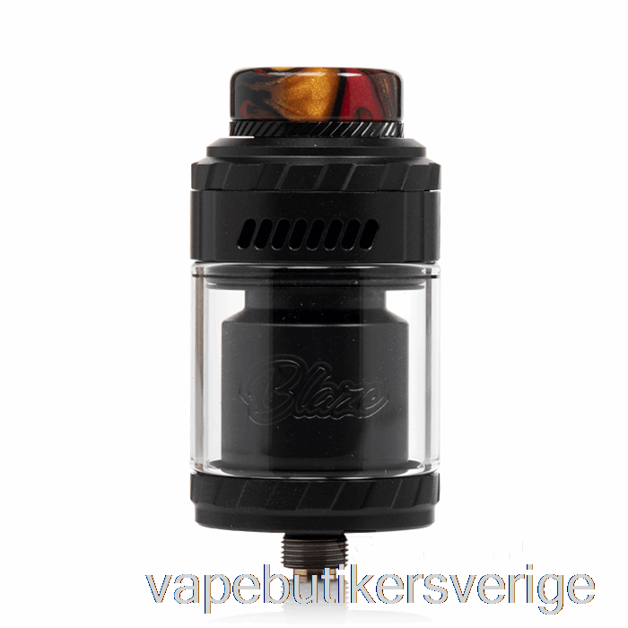 Vape Sverige Thunderhead Creations Blaze Solo 25mm Rta Matt Svart